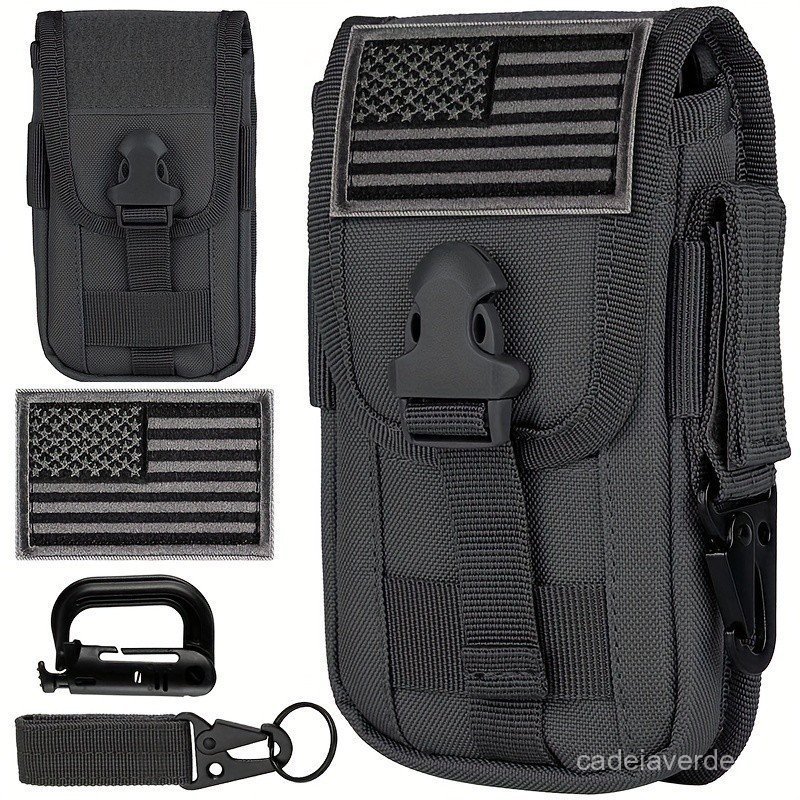 LUC Outdoor Molle Practical 4.7 "-6.7 " EDC Tool Waist Bag Telefone E Acessório Bolsa De Ferramentas Pequena Com Fivela