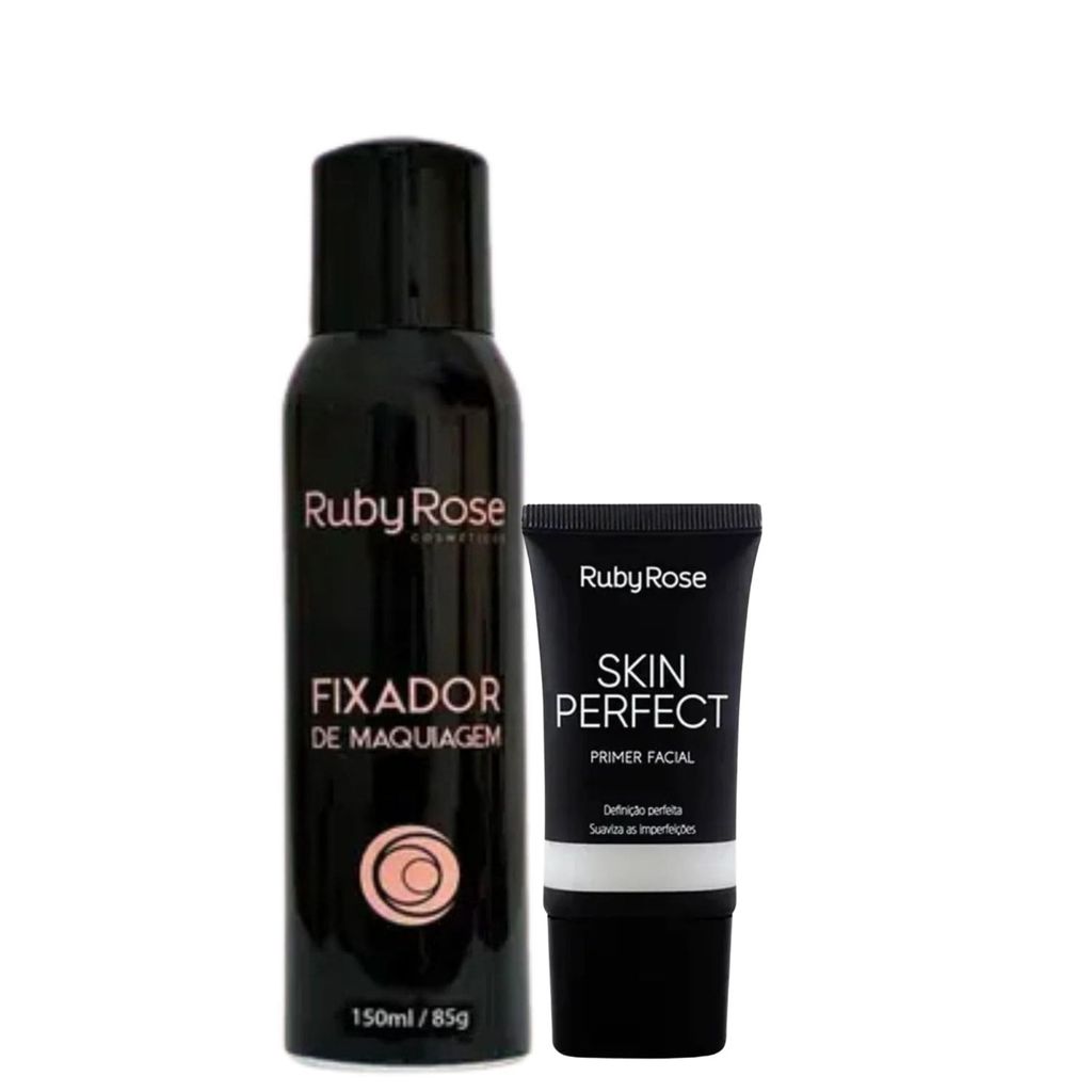 Ruby Rose Fixador De Maquiagem 150ml + Skin Perfect Primer 25ml