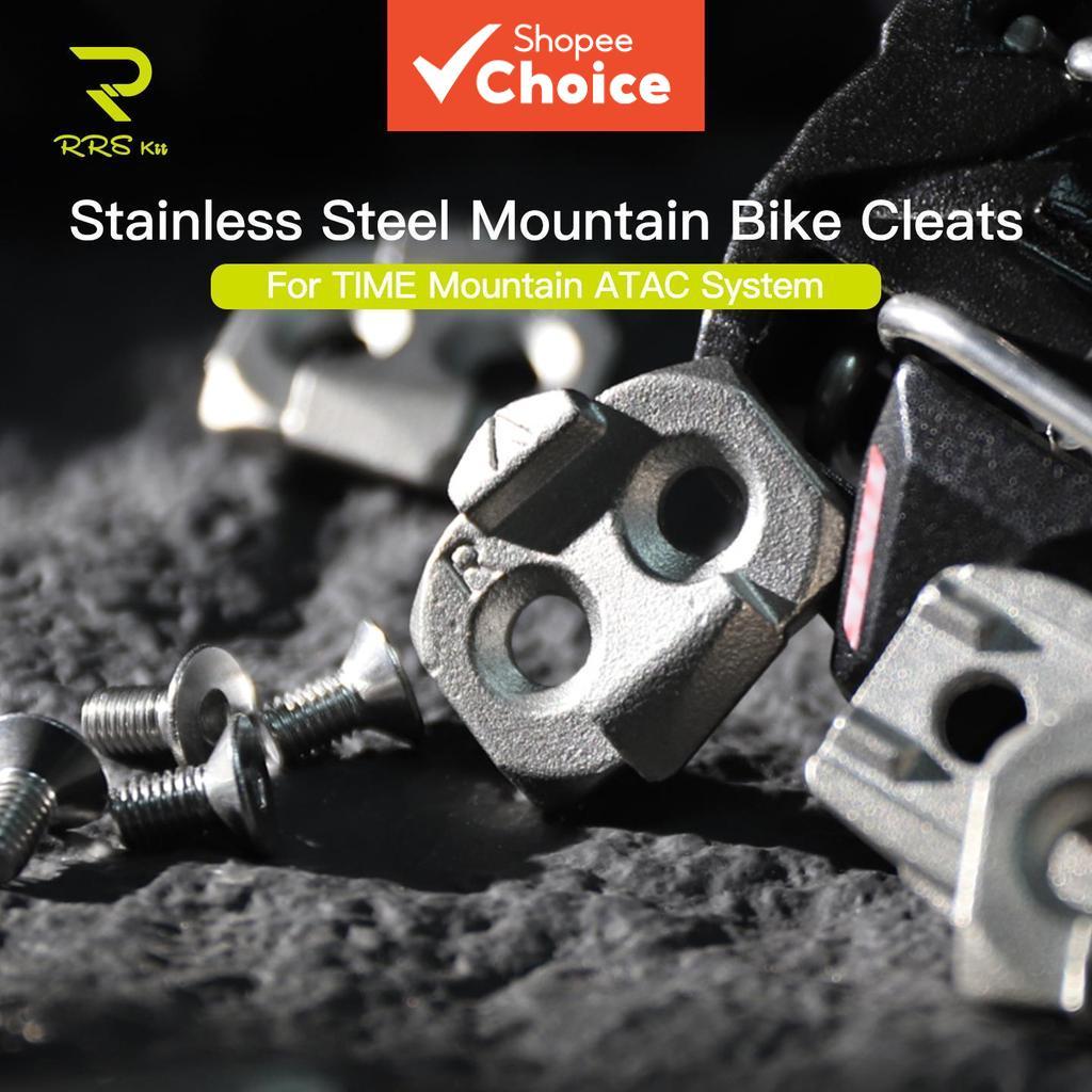 RRSkit Sapatilhas para Bicicleta de Montanha para Sistema TIME Mountain ATAC em Aço Inoxidável