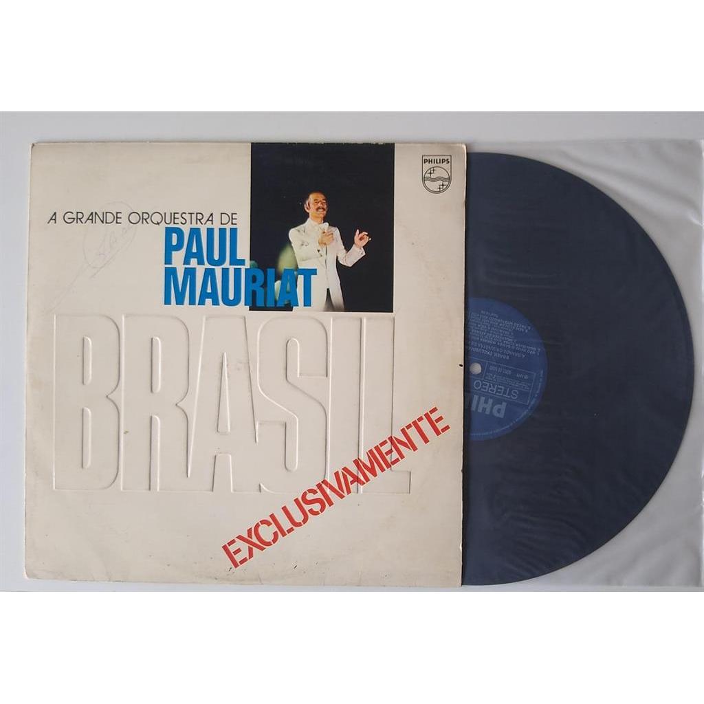 VINIL A GRANDE ORQUESTRA DE PAUL MAURIAT BRASIL EXCLUSIVAMENTE - LP 1977