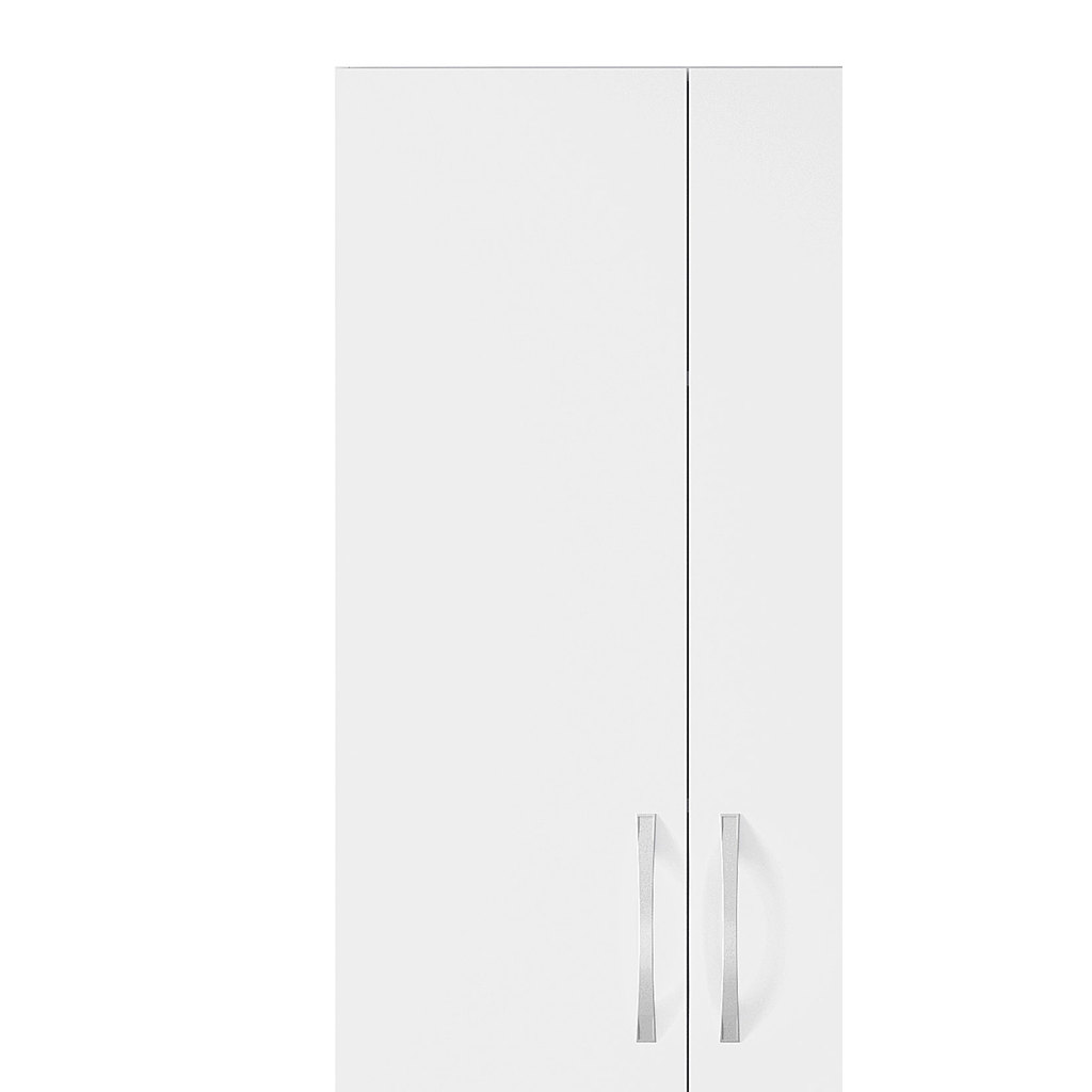 Armário Estante Multiuso Moderno Compacto para Lavanderia 2 Portas Vitium Branco - MoveisAqui · foto 2
