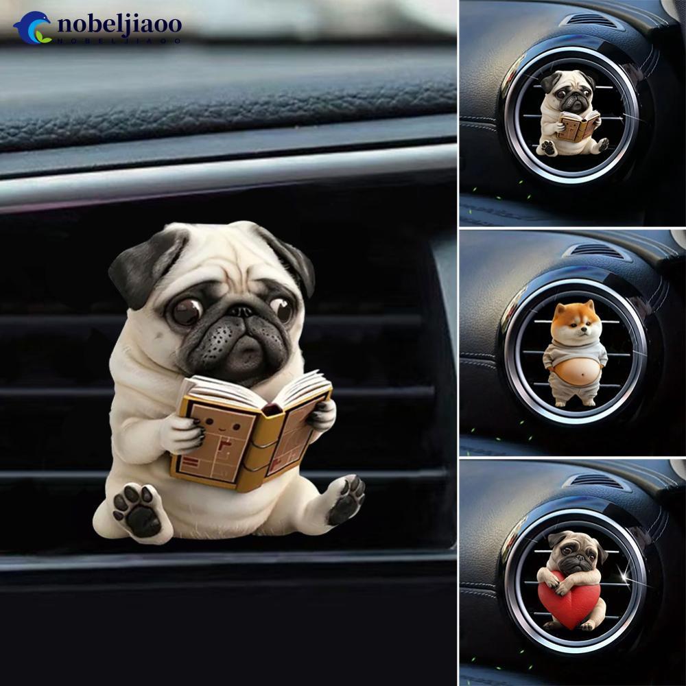NOBELJIAOO Carro Cão Ambientador Difusor Saída Ventilação Perfume Clipes De Ar Aroma Clipe Decoração Interior Do D4J2