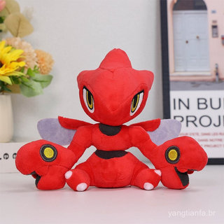16cm Pokemon Pelúcia Scizor Mantis Bolso Monstros Brinquedos De Boneca Segurar Travesseiro Macio Animais Dos Desenhos An
