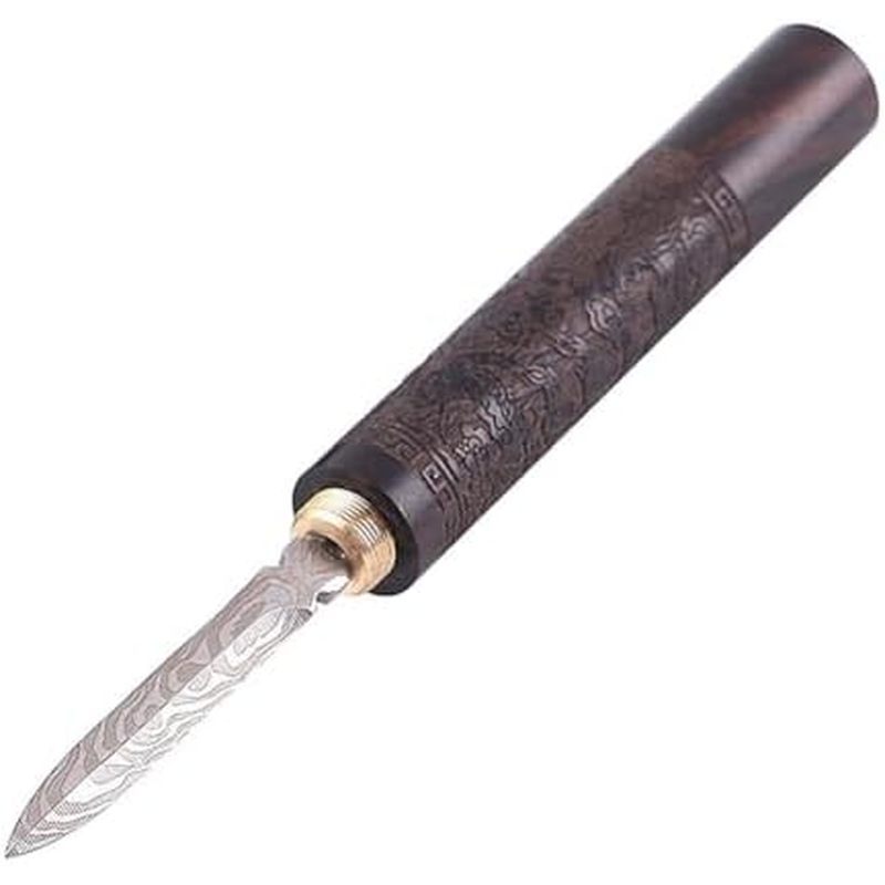 oden Handle Puer Puerh Tea Knife Needle Ice Pick Tea Cake Pick Tool for Breaking Prying Brick for Kitchen Bars Bartender