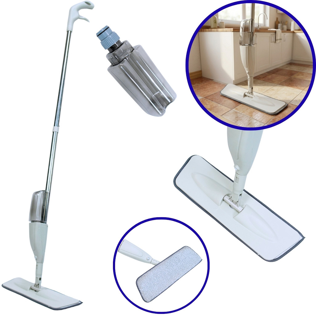 Mop De Aço inoxidável Com Reservatório e Spray - Castela