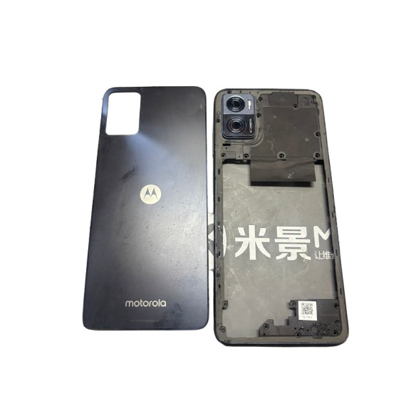 Carcaça Aro Lateral Mais Tampa Traseira Motorola Moto E22 Moldura Moto E22
