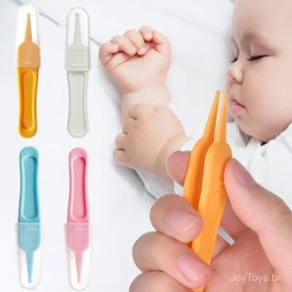 2 peças/SET Pinças para Limpeza do Nariz de Bebê, Ferramenta de Limpeza Segura para Ouvido, Nariz e Umbigo de Bebê, Clip