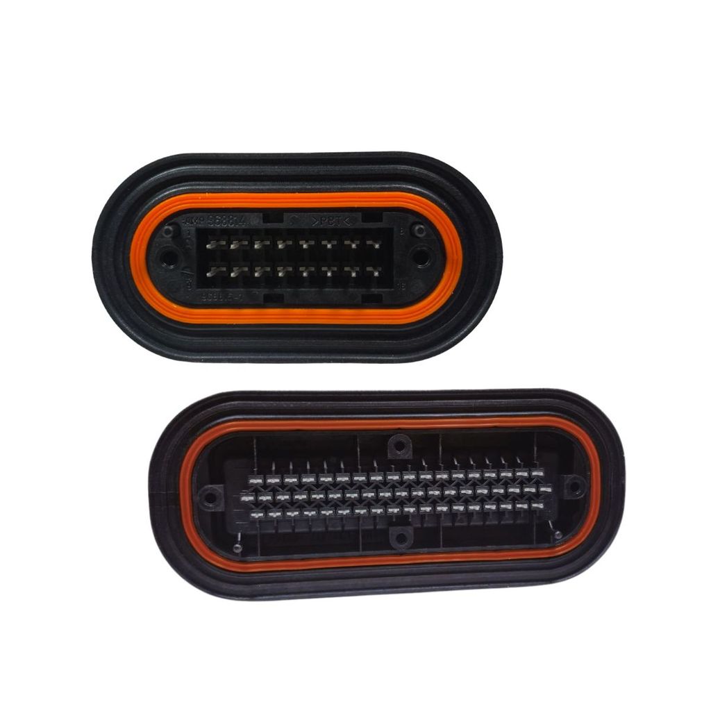 KIT CONECTOR HEADER MODULO PLD MERCEDES BENZ CAMINHAO 55 VIAS E 16 VIAS INJECAO DIESEL
