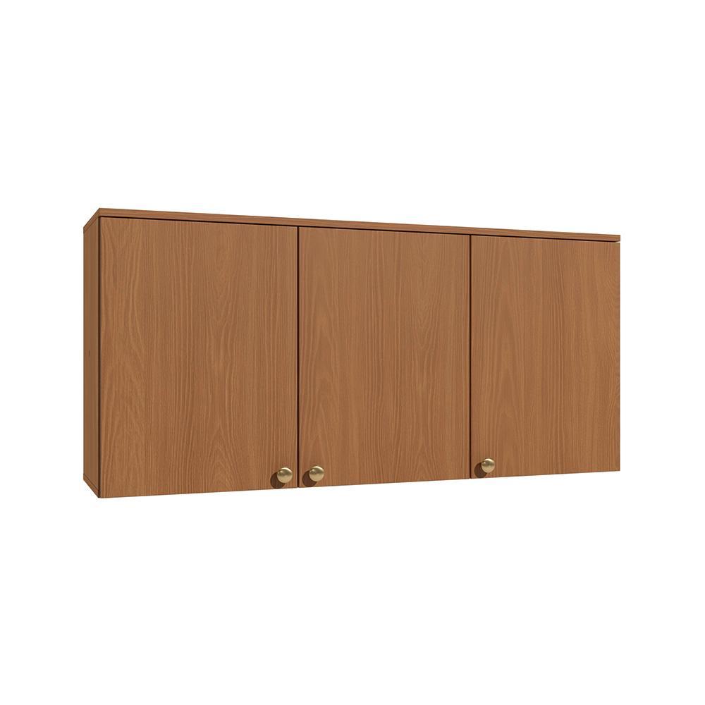 Armário Aéreo 3 Portas 120cm Elara Kappesberg Canela
