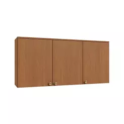 Armário Aéreo 3 Portas 120cm Elara Kappesberg Canela