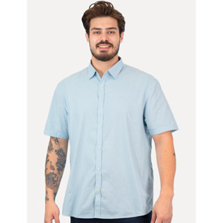 Camisa Aramis Masculina Regular Fio a Fio Azul Claro em Oferta na Shopee