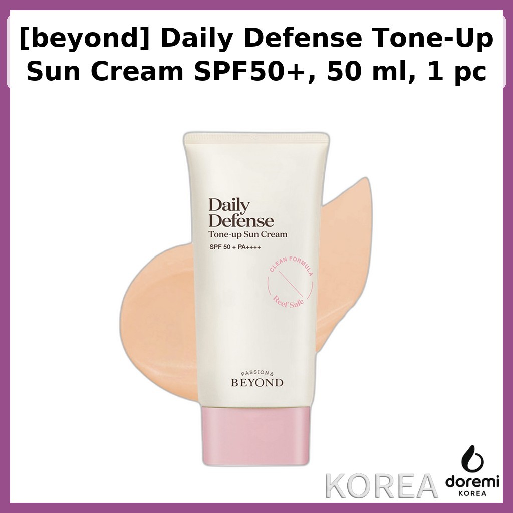 [beyond] Creme Solar Tonificante Daily Defense Fps50 + , 50 ml , 1 Unidade/Coreano Fps50/Fórmula Da doremimarket
