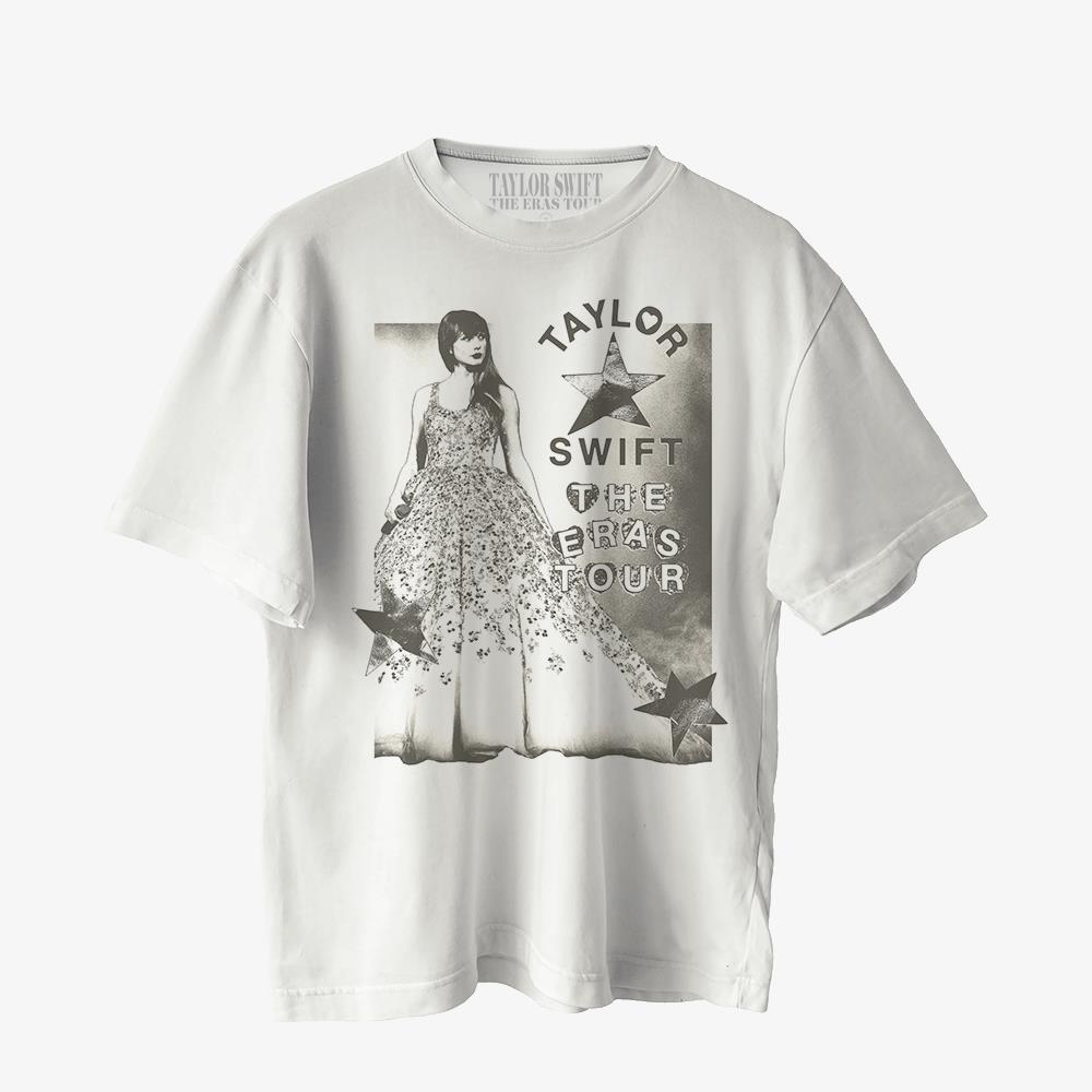 Camiseta Taylor Swift - Enchanted Oversized Photo Tee em Oferta na Shopee