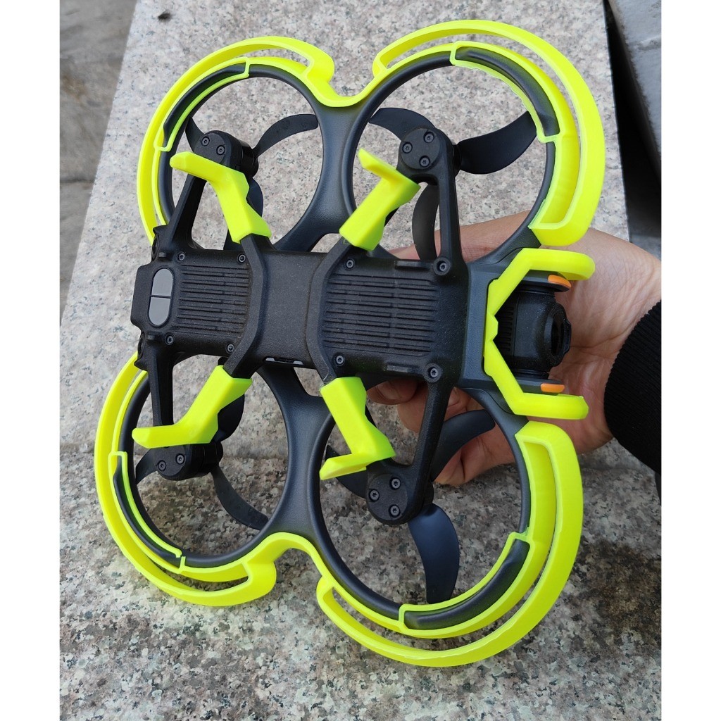 Kit Completo Anti-Colisão 360 DJI Avata 2: Bumper Hélices + Protetor de Câmera, Gimbal +Trem de Pouso