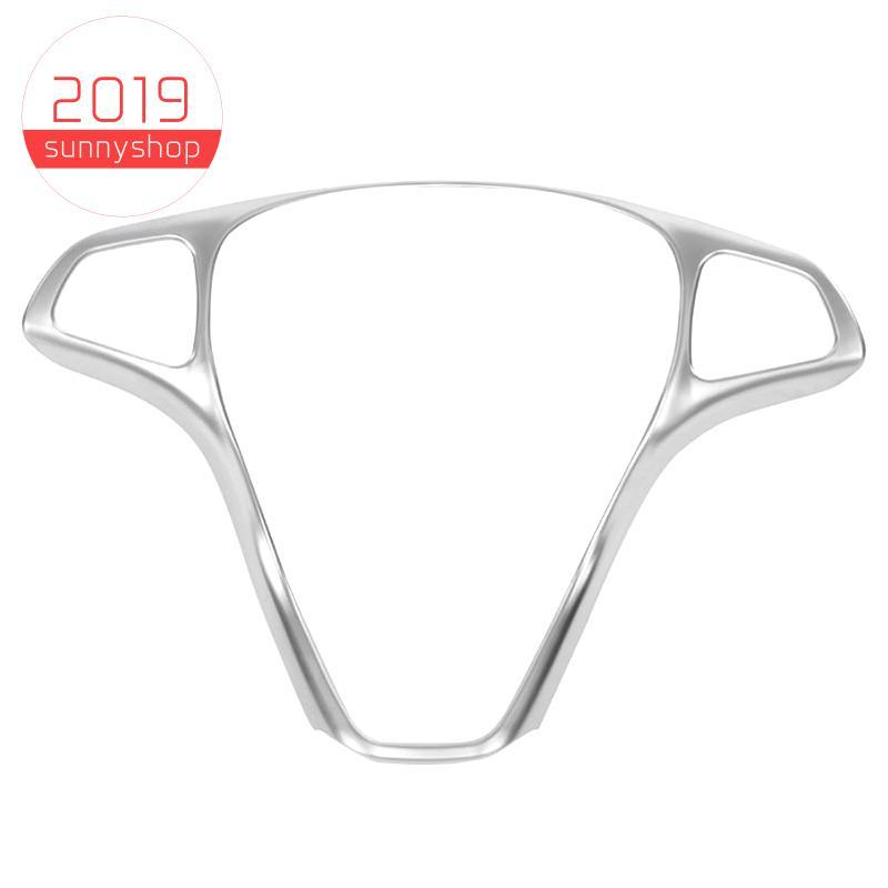 [Bestseller S] Tampa Do Botão Volante Guarnição Da Moldura Para-W447 Prata Cromo ABS 2014-2017 Acessório Interior Carro