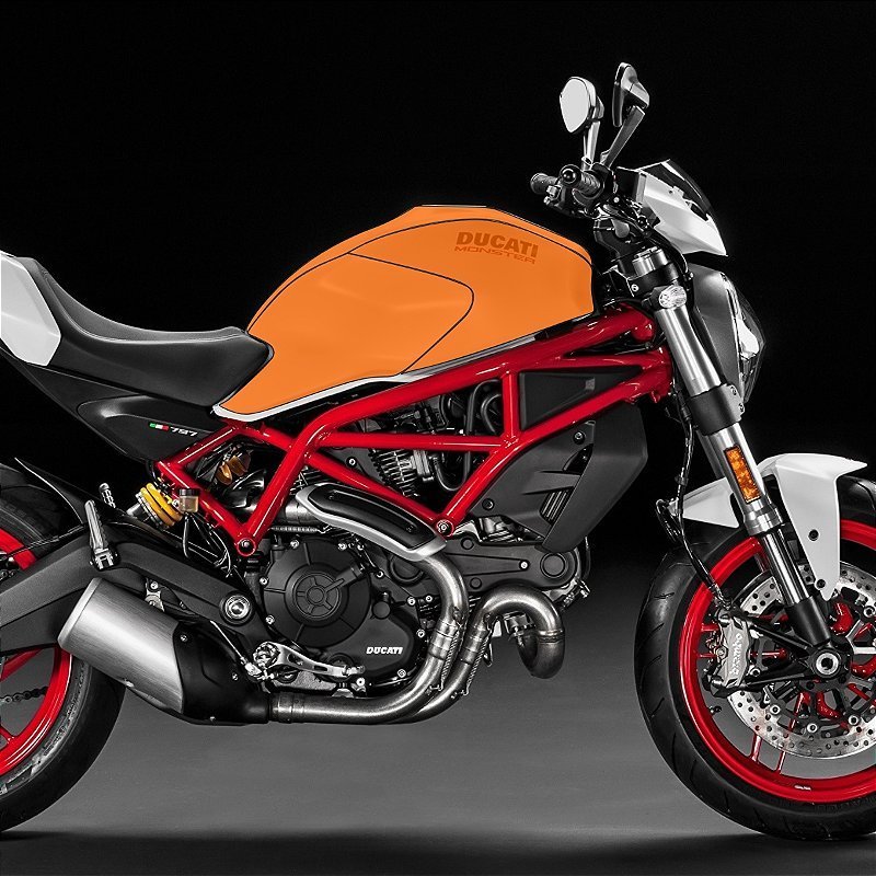 Película PPF Proteção Kit Tanque Ducati Monster 797 Moto 2018 2019 2020 Transparente TPU Anti Risco