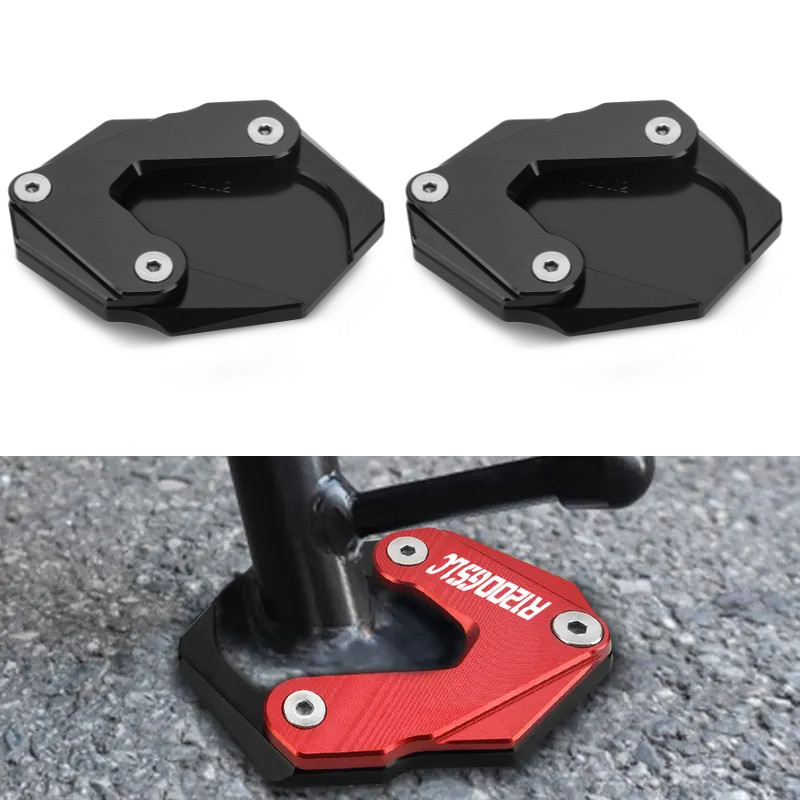 Para BMW R1200GS LC R 1200 GS Rallye 2016 2017 2018 Moto Alumínio Sidestand Kickstand Suporte Lateral Ampliar Almofadas 