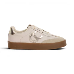 Tênis Cravo e Canella City Drift Off White e Dourado - Feminino