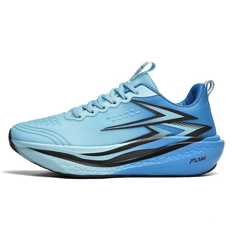 Imagem Tênis de corrida de placa de carbono respirável unissex sapatos esportivos leves diários ao ar livre sapatos casuais