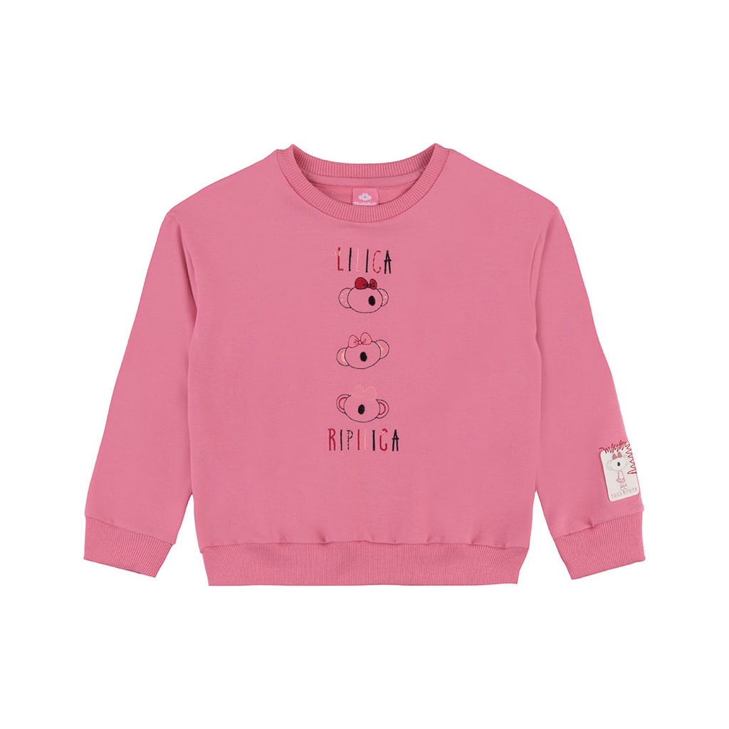 Blusão Manga Longa Infantil Menina Lilica Ripilica