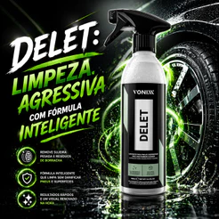 Delet Vonixx 500ml Limpador Removedor Para Pneus E Borracha