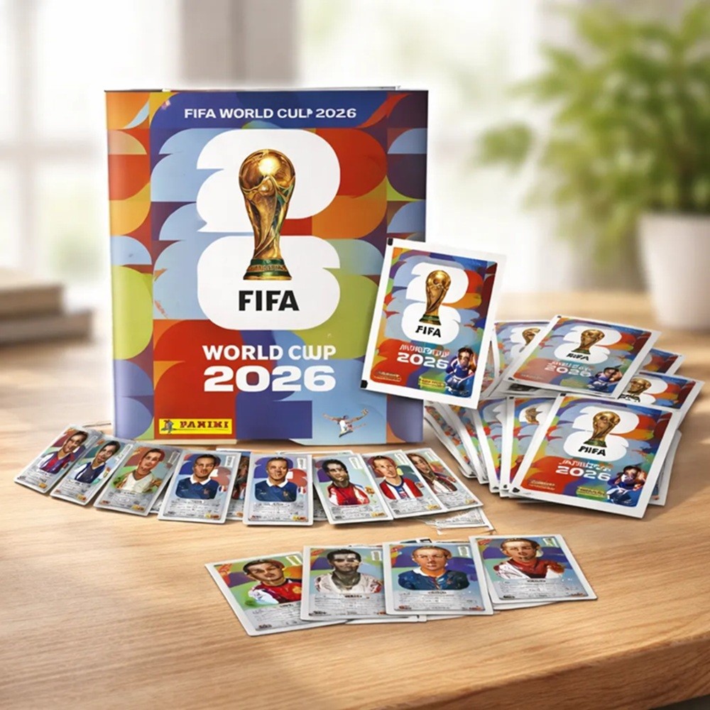 Álbum da Copa do Mundo 2026 com 70 figurinhas 10 envelopes