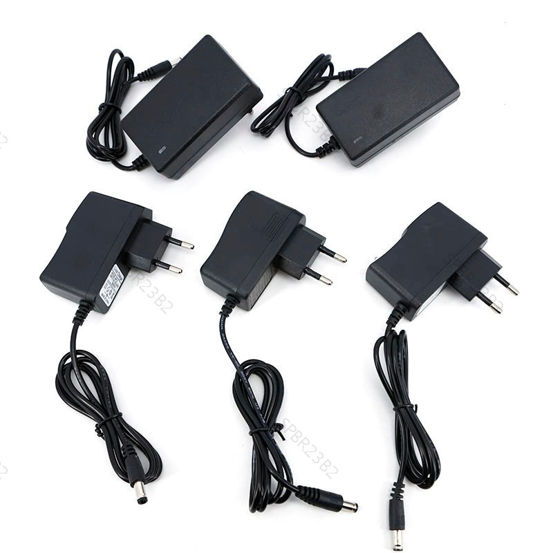 Adaptador AC Para DC 4.2v 0.5A 2A 8.4v 12.6v 16.8v 1A 2A Carregador De Fonte De Alimentação Furadeira 18650 Bateria De L