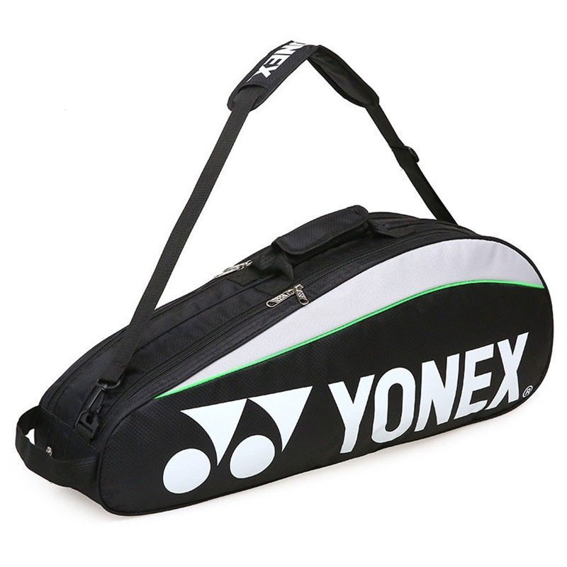 Bolsa original de badminton YONEX Max, pode conter 3 raquetes, com compartimento para calçados, bolsa esportiva unissex 