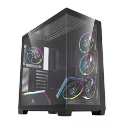 Gabinete Gamer Acegeek Nebula Pro, Mid-Tower, Lateral de Vidro, Preto, AG-NEBULA-PRO-BK