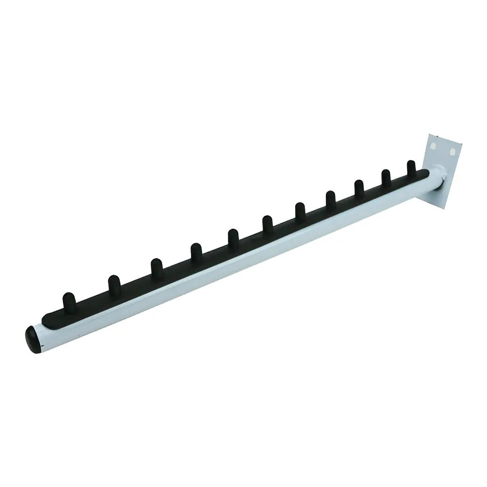 Arara Cabideiro Parede Branco 40cm Luci Comercio Organizador 10 Cabides