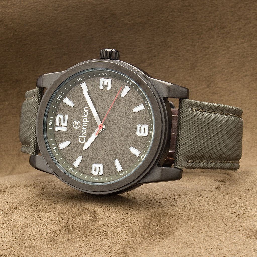Relógio Masculino Militar Verde Champion Barato Original CH30304G