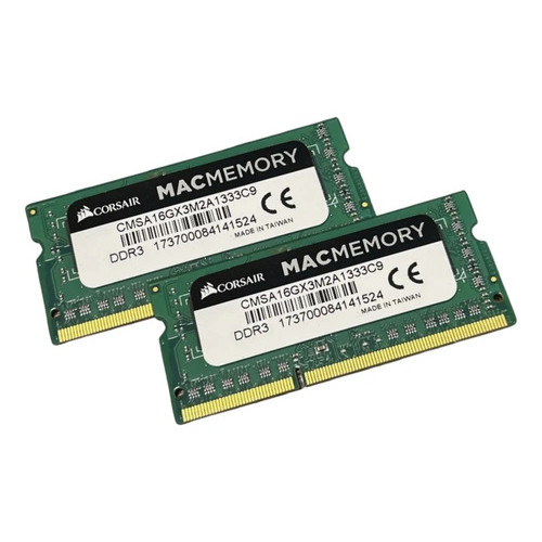 Memoria Corsair Mac 16gb 2x8gb Ddr3 1333 Cmsa16gx3m2a1333c9