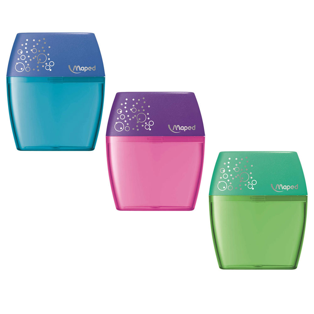Apontador com coletor Shaker 2 furos 634755 Maped