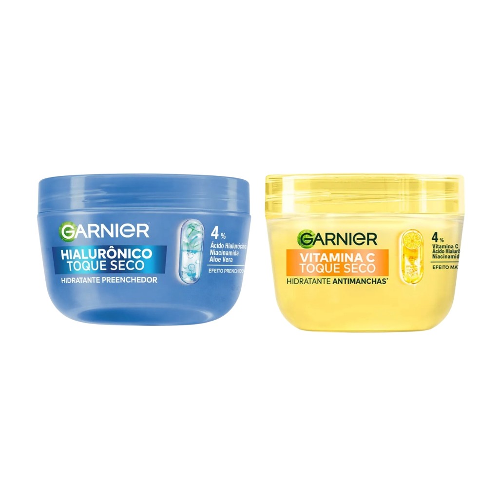 KIT C/2 HIDRATANTE FACIAL GARNIER SKIN HIALURÔNICO + ANTIMANCHAS 85G