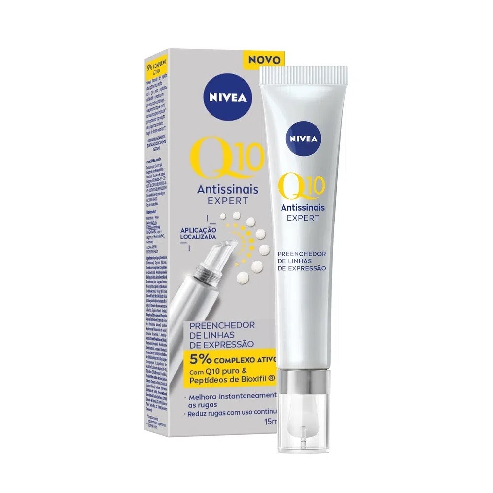 Nivea Q10 Expert 15ml – Preenchedor Antissinais | Reduz Linhas e Hidratação Facial