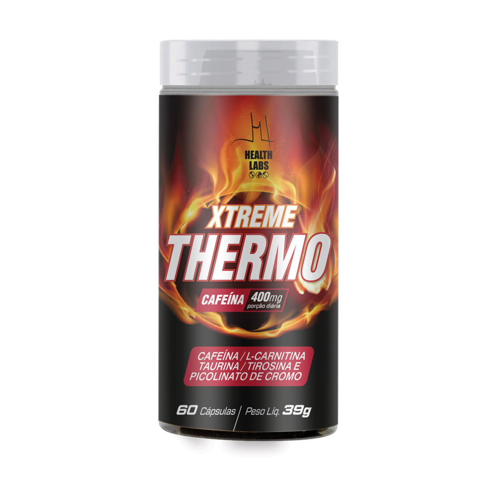 Xtreme Thermo Health Labs com 60 Cápsulas