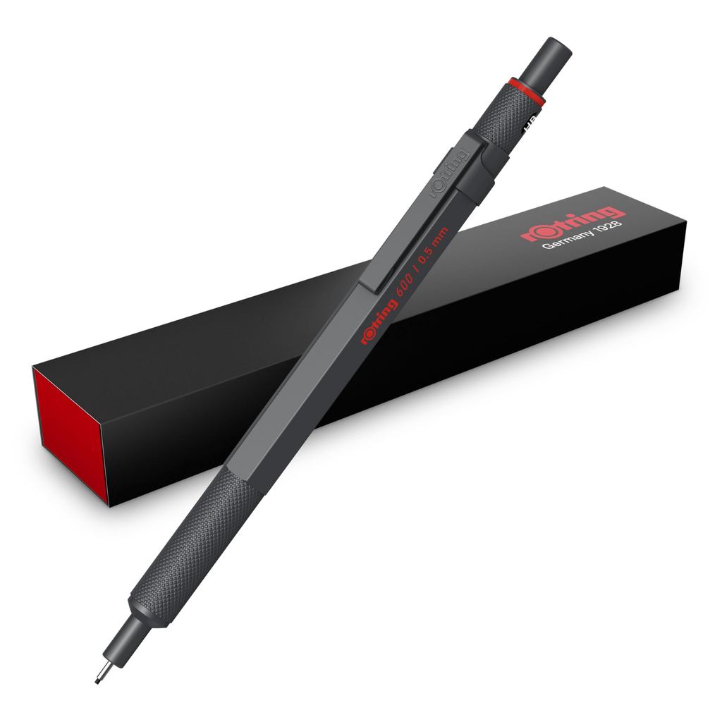rOtring Mechanical Pencil 600 Dark Stone 0.5mm, in a decorative box, Model No. 2204409Direct from Japan