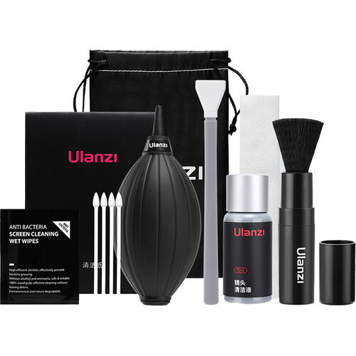 Kit Limpeza Profissional Ulanzi 9 em 1 para Câmeras, Lentes e Sensores