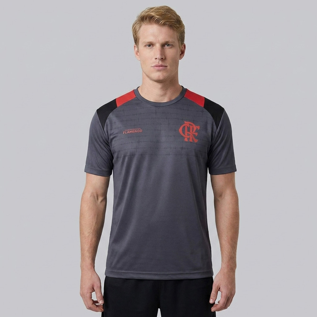 Camisa Flamengo Vibrou Cinza