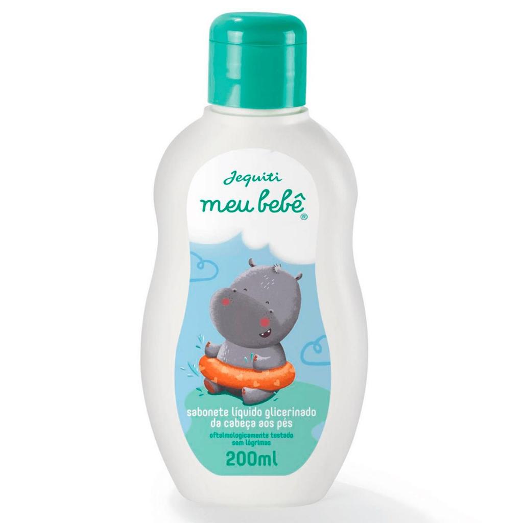 Sabonete Líquido Meu Bebê da Cabeça aos Pés Hidratação e Limpeza Delicada 200 ml - Jequiti