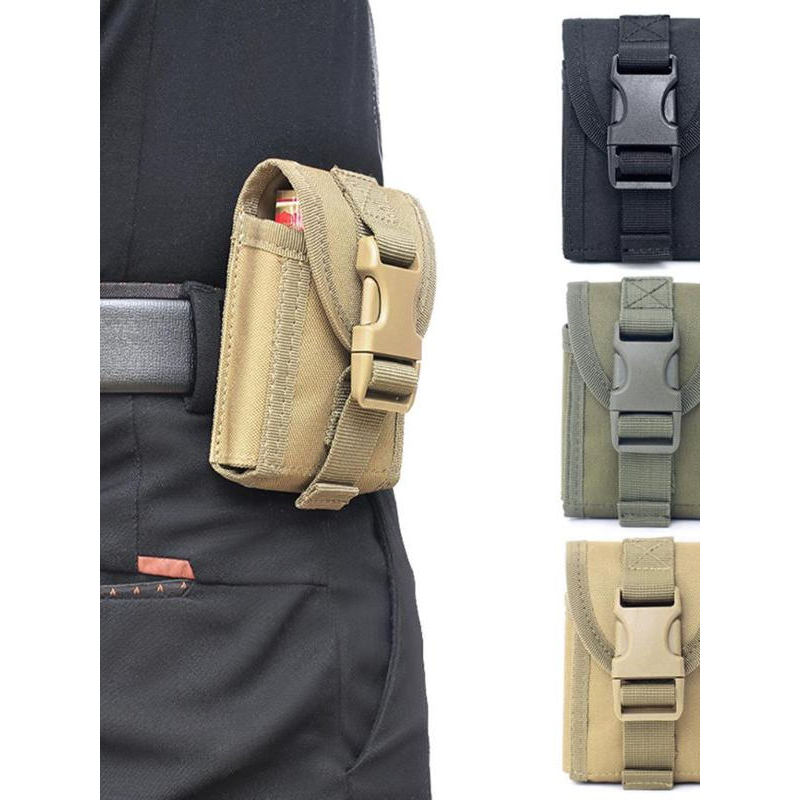 Bolsa de moedas ao ar livre saco de cigarro tático E Gadget saco de cintura saco de armazenamento masculino molle acessó