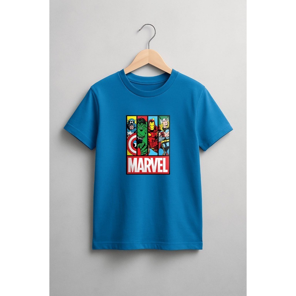 Camisetas Infantil 100% Algodão Personagens Estilosa e Divertida Super Heróis Criança Camisa Blusa