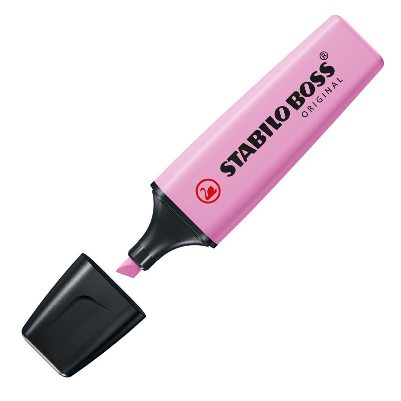 Pincel marca texto Boss Pastel Fuchsia 70/158 Stabilo