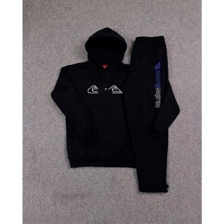 Conjunto Moletom Canguru  Masculino Quikisilver Blusa De Frio + Calça Moletom Estampados Unissex Outono/Inverno