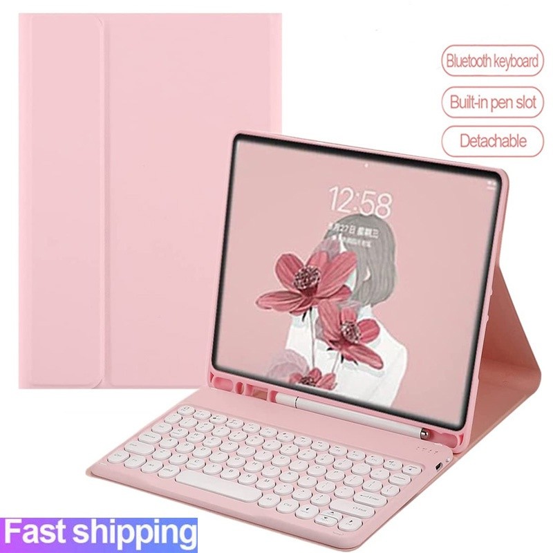 Capa De Teclado Bluetooth Sem Fio Para iPad 9.7 10.2 5a 6a 7a 8a 9a Geração 1-5