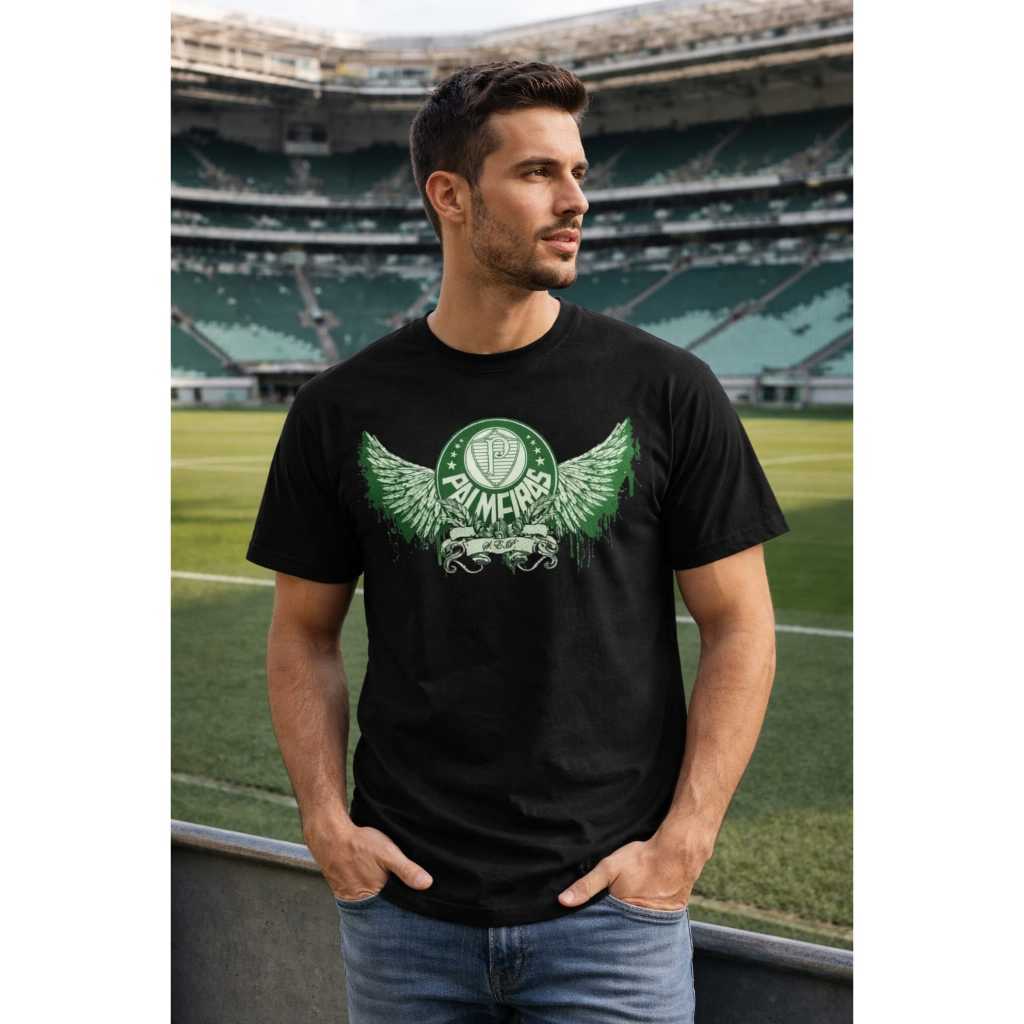 Camiseta Palmeiras Mancha Verde Braziler Palestra Itália
