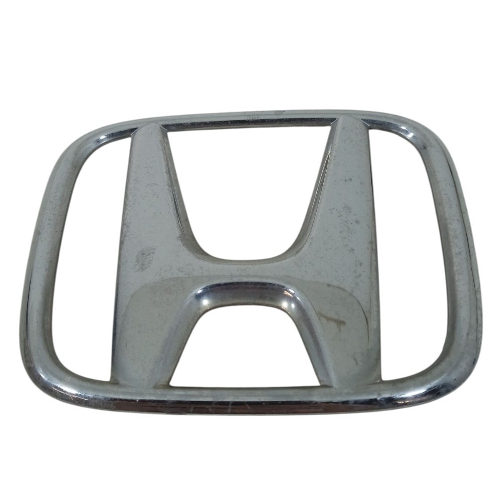 Emblema Tampa Traseira Honda New Civic 2007 A 2011 Prata