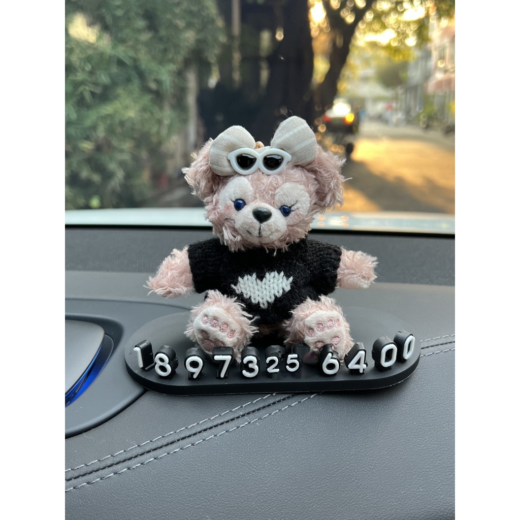 Shirley pode mover sinal de telefone do carro número de estacionamento temporário sinal carro em movimento telefone Duff