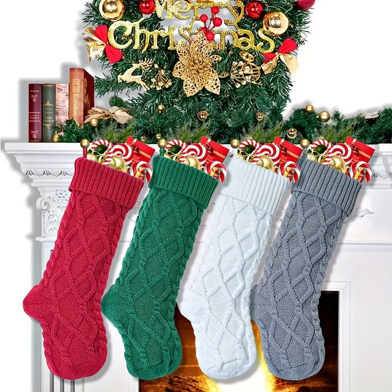 Europeu americano meias de natal saco de presente decoração suprimentos casa decoração da parede saco de doces natal pen