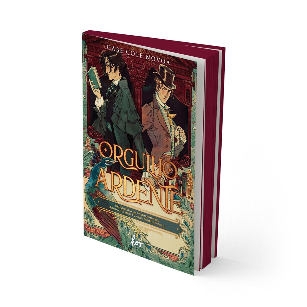 Capa do livro Livro - Orgulho Ardente - Edição com brinde! - Novo - Editora Hoo Editora - Edição com brinde!
